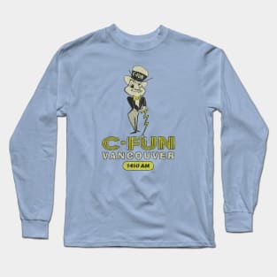 C-FUN Radio Vancouver 1410 AM Long Sleeve T-Shirt